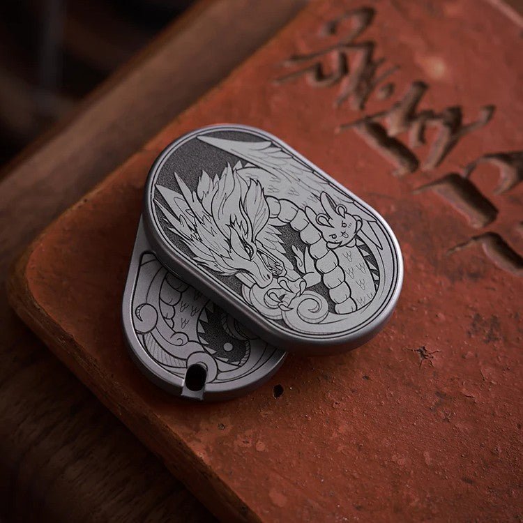 MOT Titanium Dragon Groove Fidget Slider