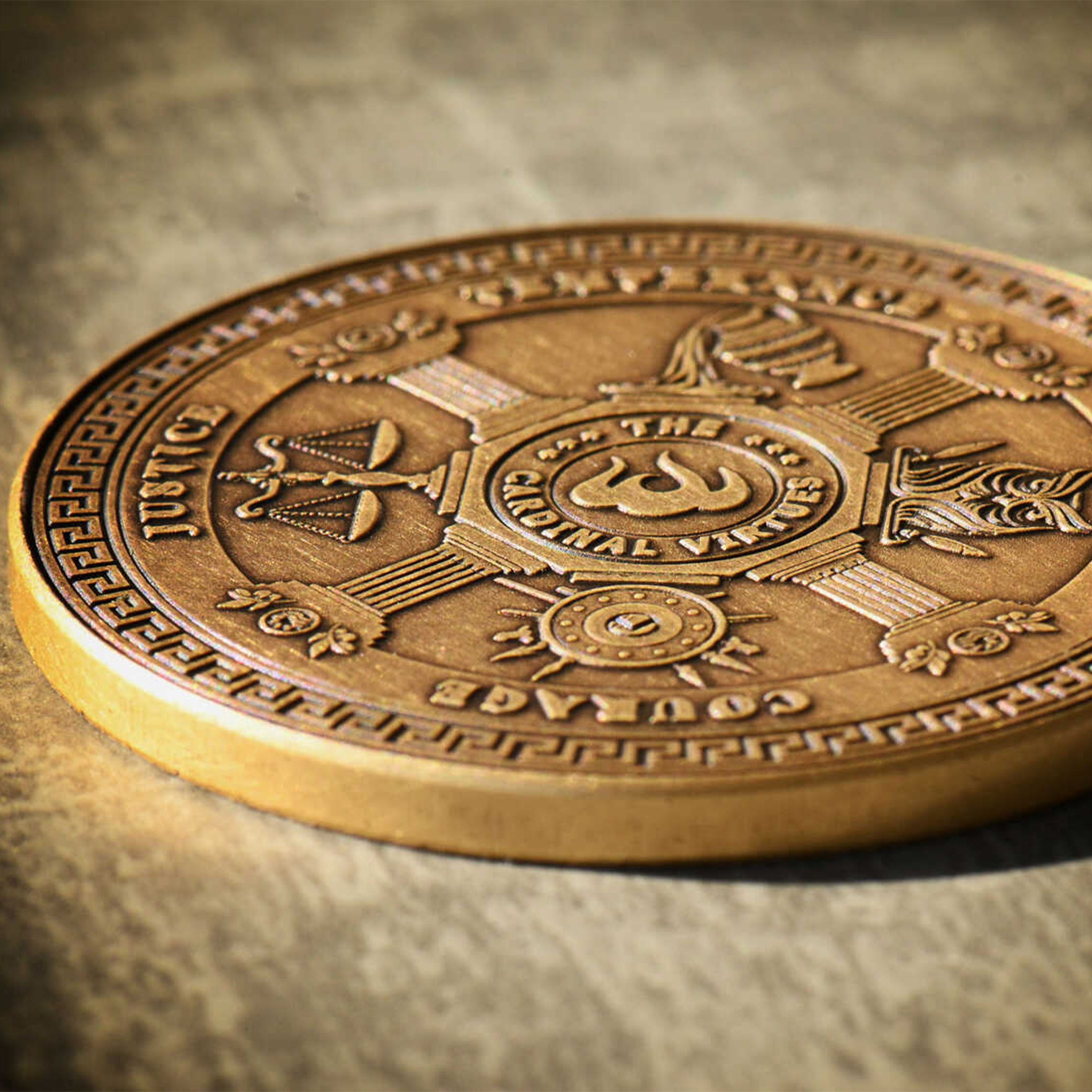 Stoic Virtues Coin