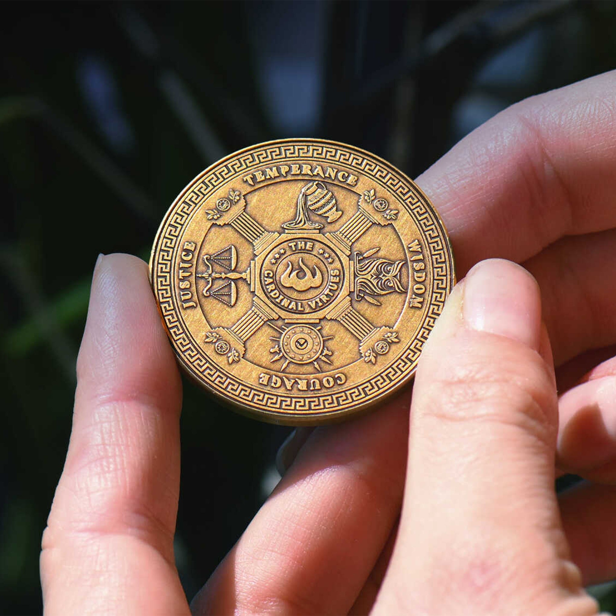 Stoic Virtues Coin