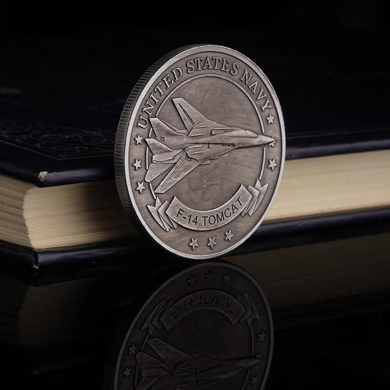F-14 Tomcat fighter commemorative coin