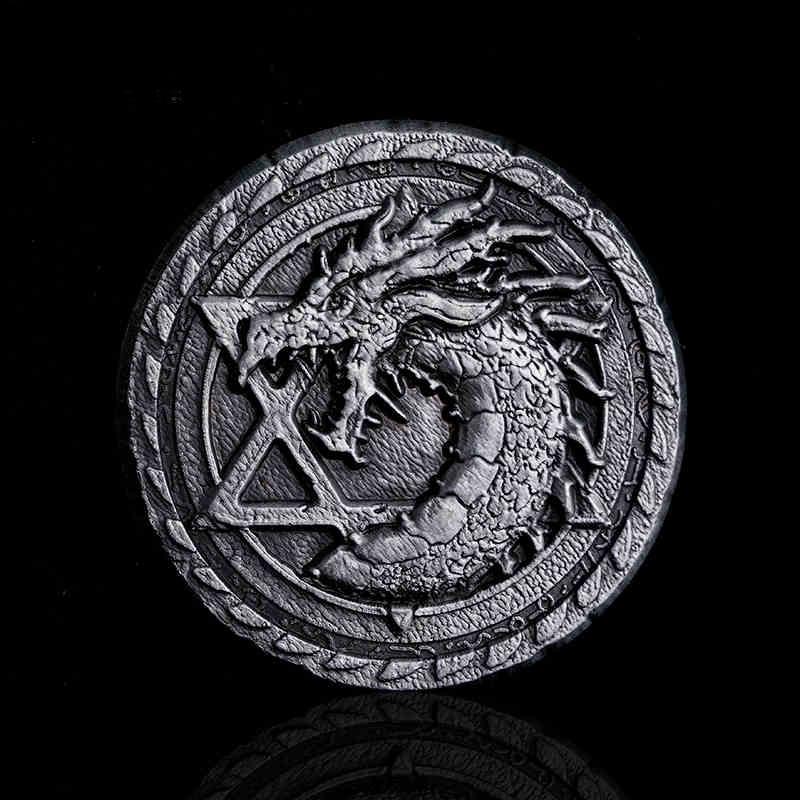 Dragon White King Coin