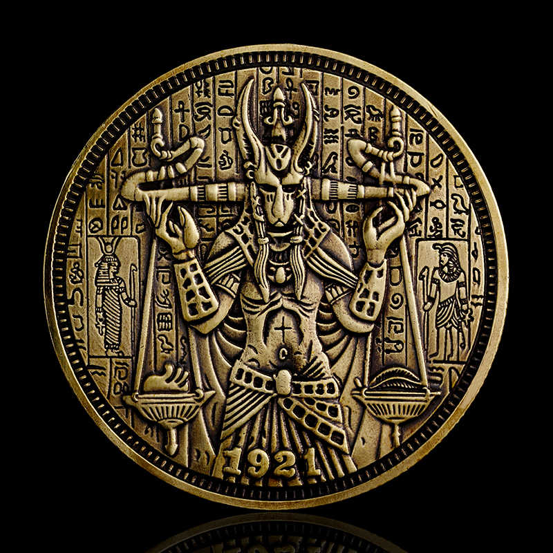 Egyptian god of death coin
