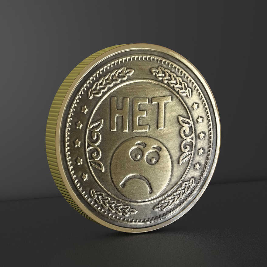 Smiling Face Crying Face Decision Coin