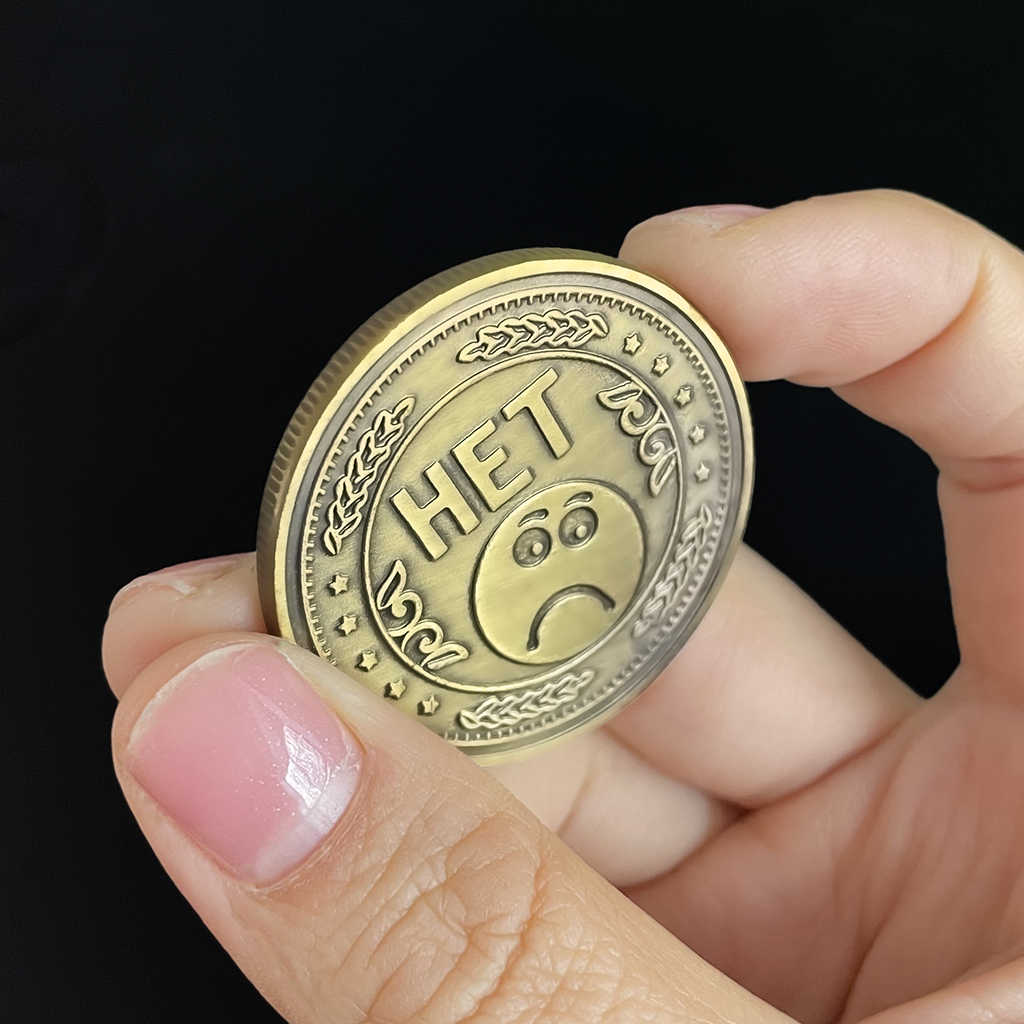 Smiling Face Crying Face Decision Coin