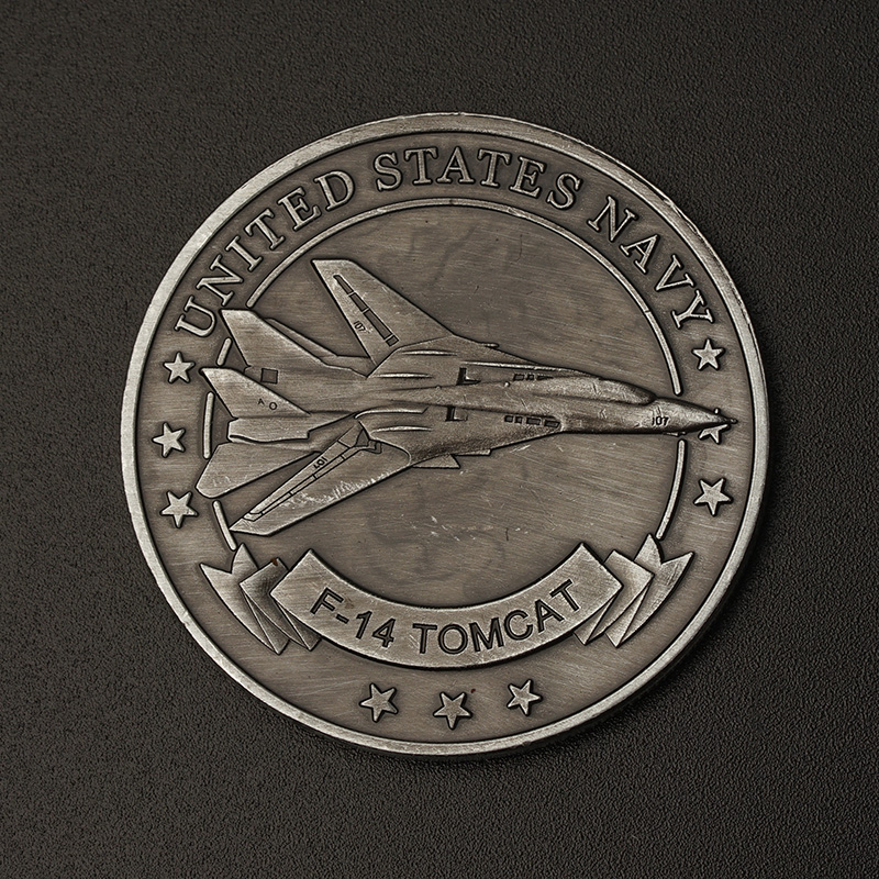 F-14 Tomcat fighter commemorative coin