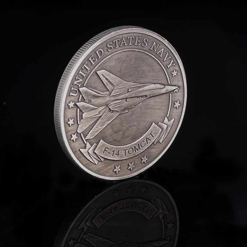 F-14 Tomcat fighter commemorative coin