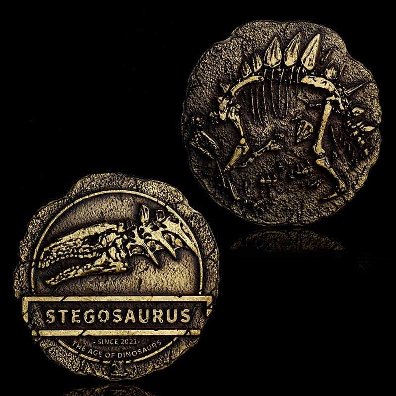 Jurassic Triceratops Coin