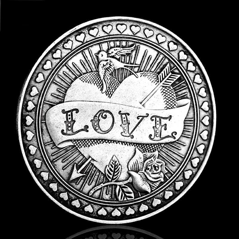 Love and Hate Decision Coin