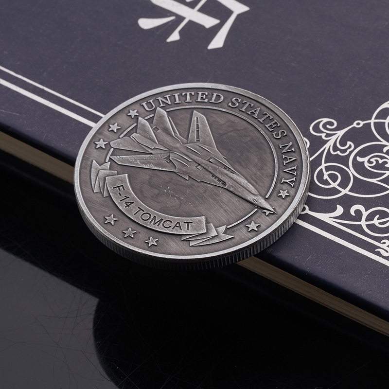 F-14 Tomcat fighter commemorative coin