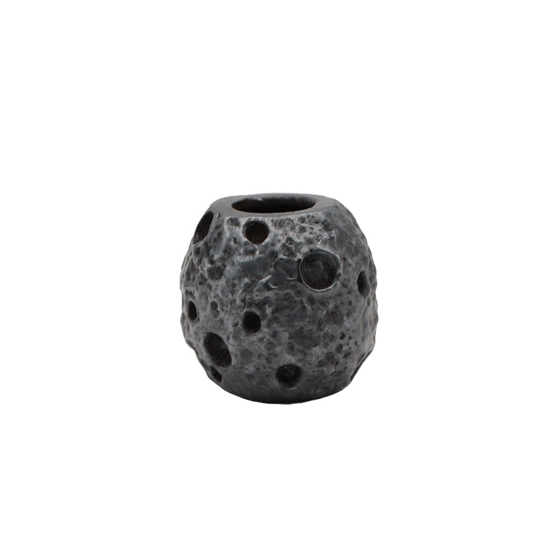 Moon Ball Shape Brass Knife Beads DIY Paracord Woven Lanyard Pendants Jewelry Accessories EDC Outdoor Survival Bracelet Hangings