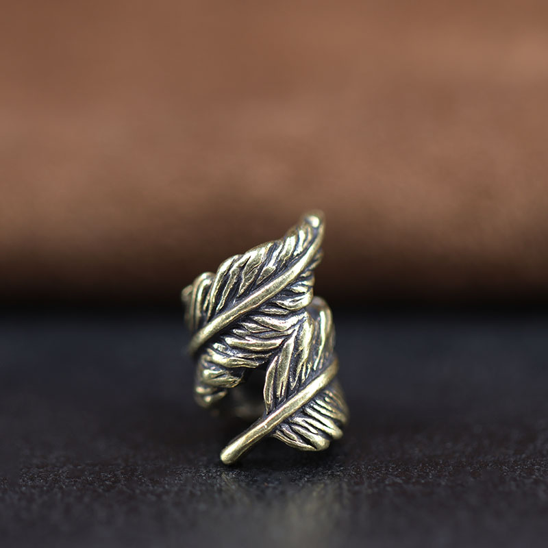 Plume Brass Knife Beads EDC Outdoor DIY Paracord Woven Bracelets Accessories Lanyard Pendants Umbrella Rope Flashlight Hangings