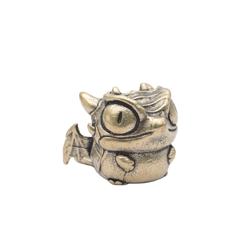 Cute Lizard Brass Knife Beads EDC Outdoor Paracord Handmade DIY Bracelets Accessories Umbrella Rope Woven Lanyard Pendants ﻿