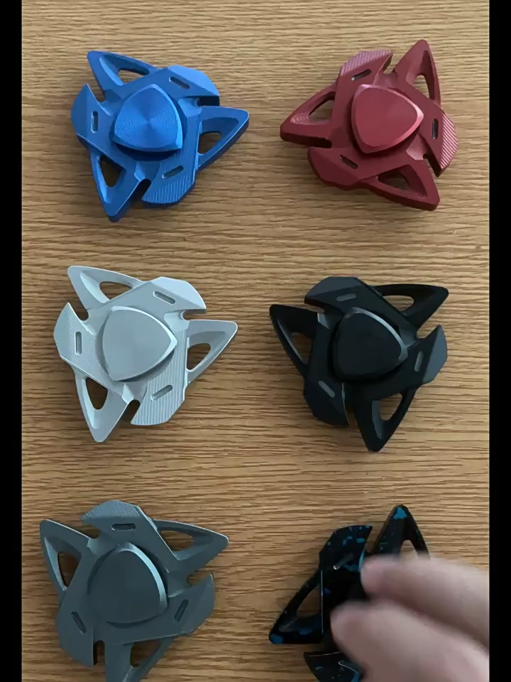 Black Metal Fidget Spinner