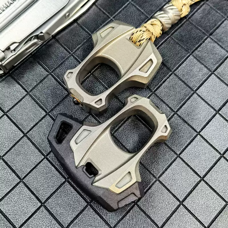 JUZHEDC Titanium Alloy Single Knuckles Window Breaker