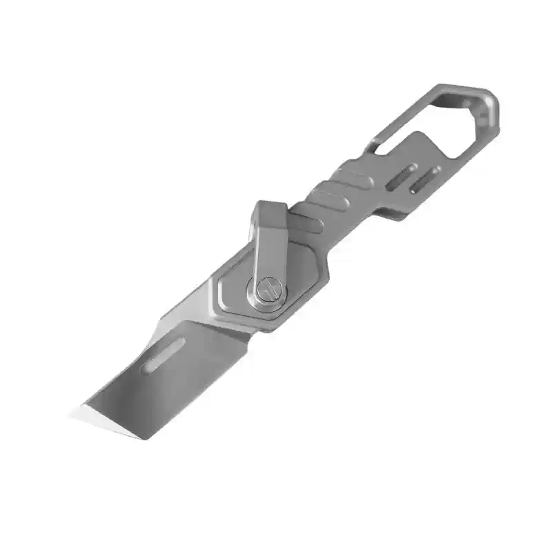 Mini Folding Knife Titanium Alloy Keychain Pendant