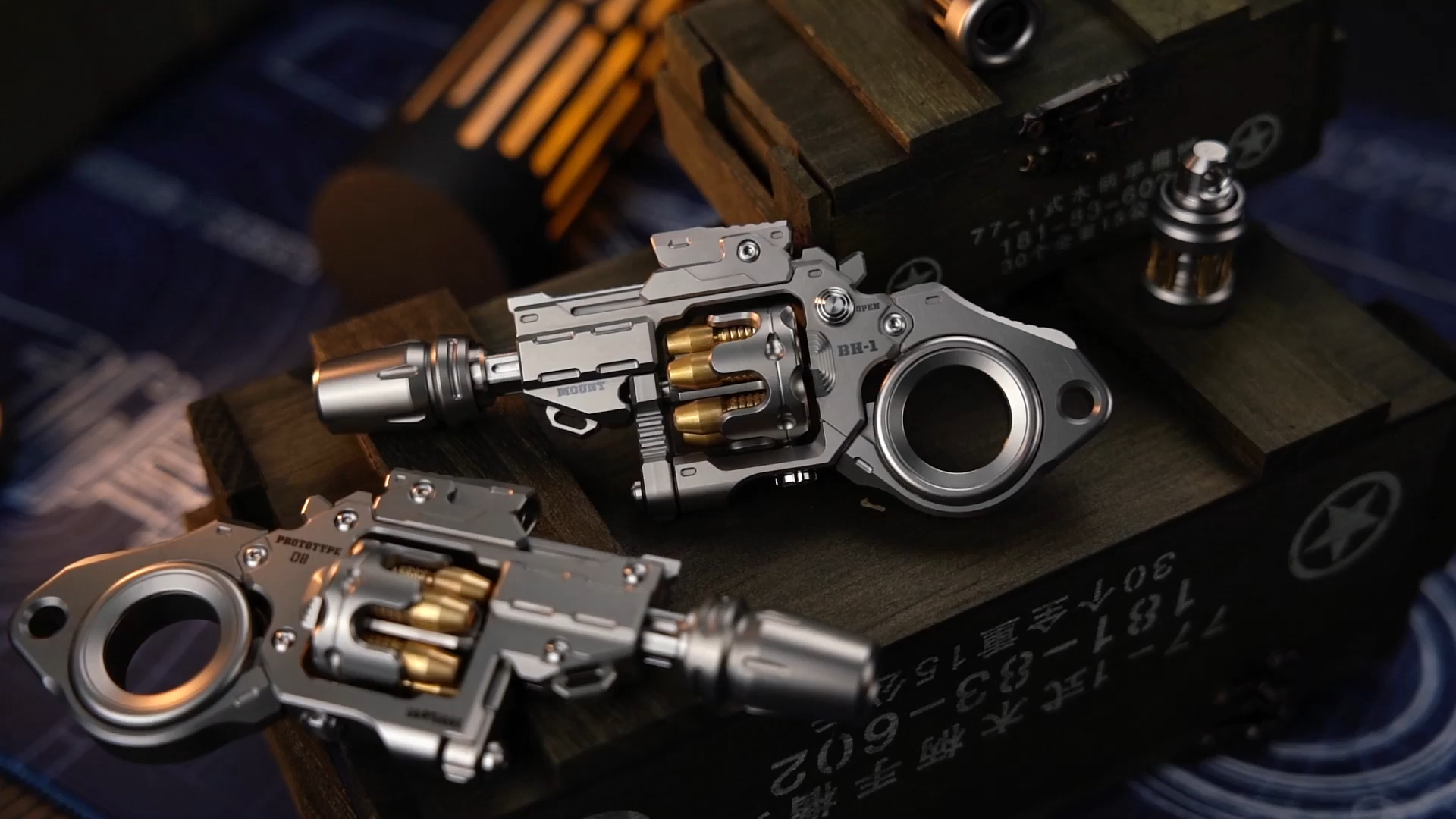 WANWU Breaker Fidget Spinner Fidget Slider Ratchet Mode