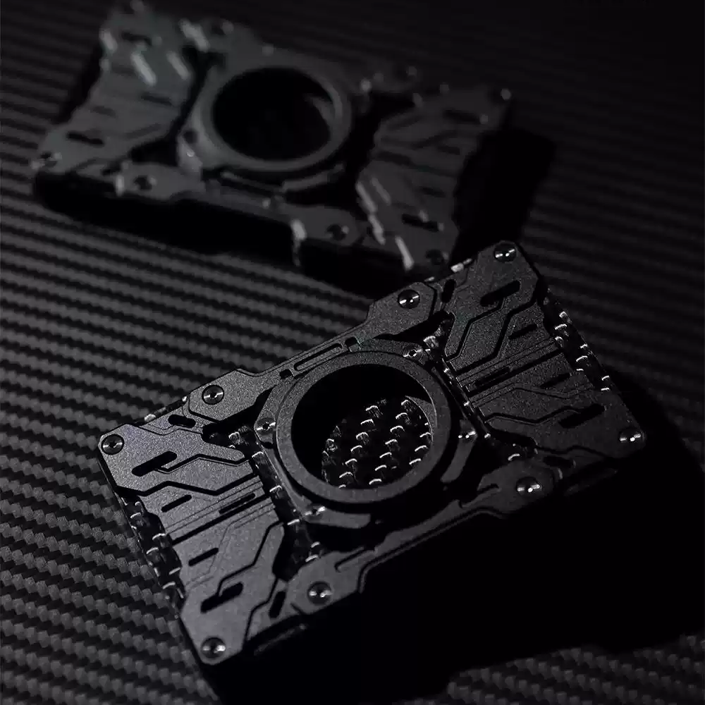 Multifunctional magnetic metal card holder