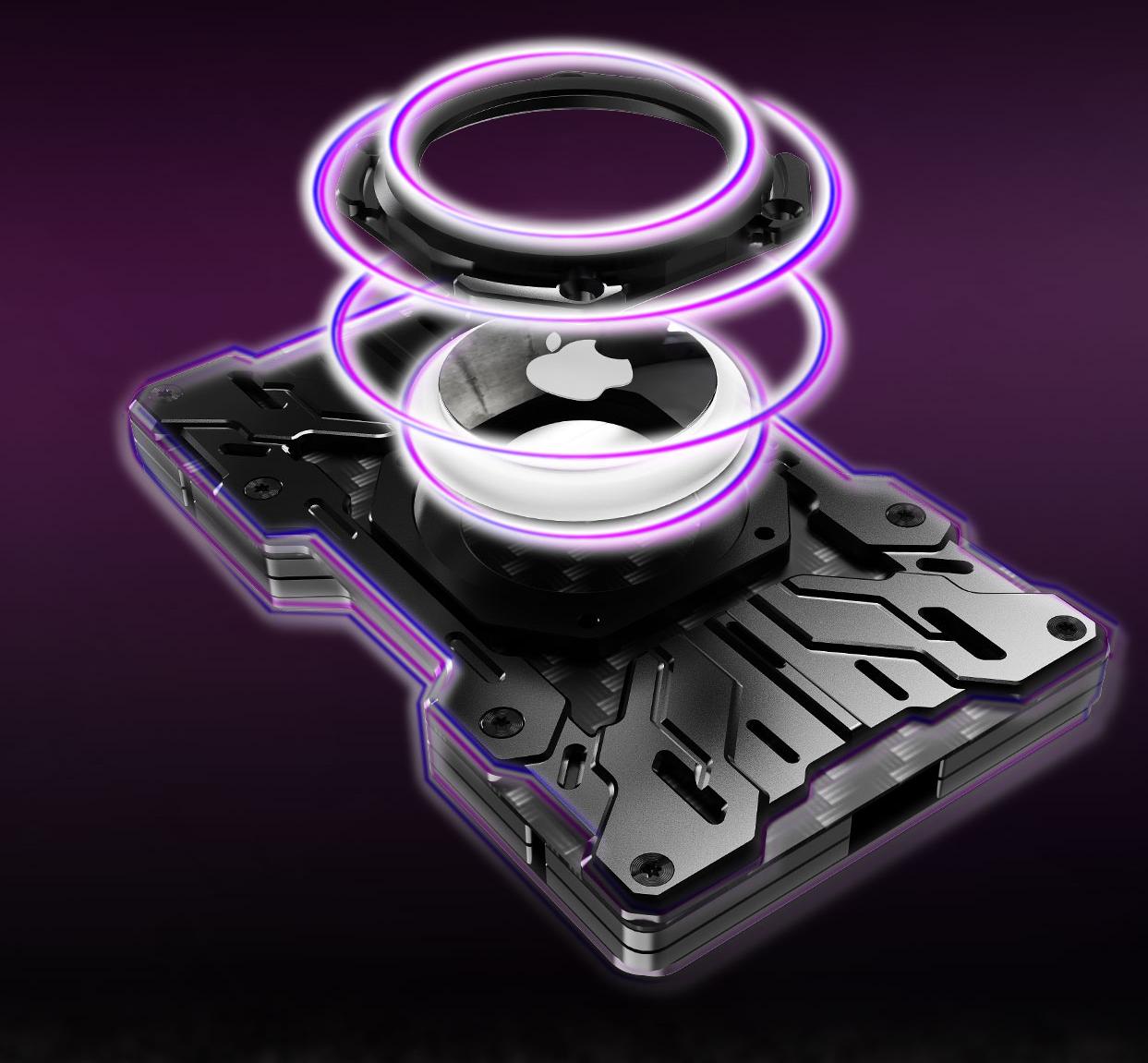 Multifunctional magnetic metal card holder