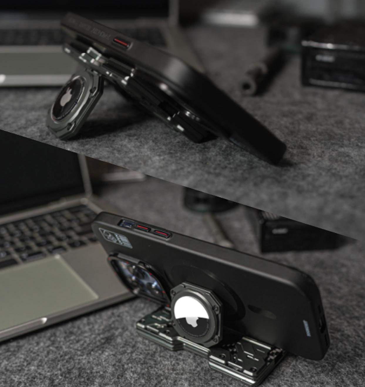 Multifunctional magnetic metal card holder