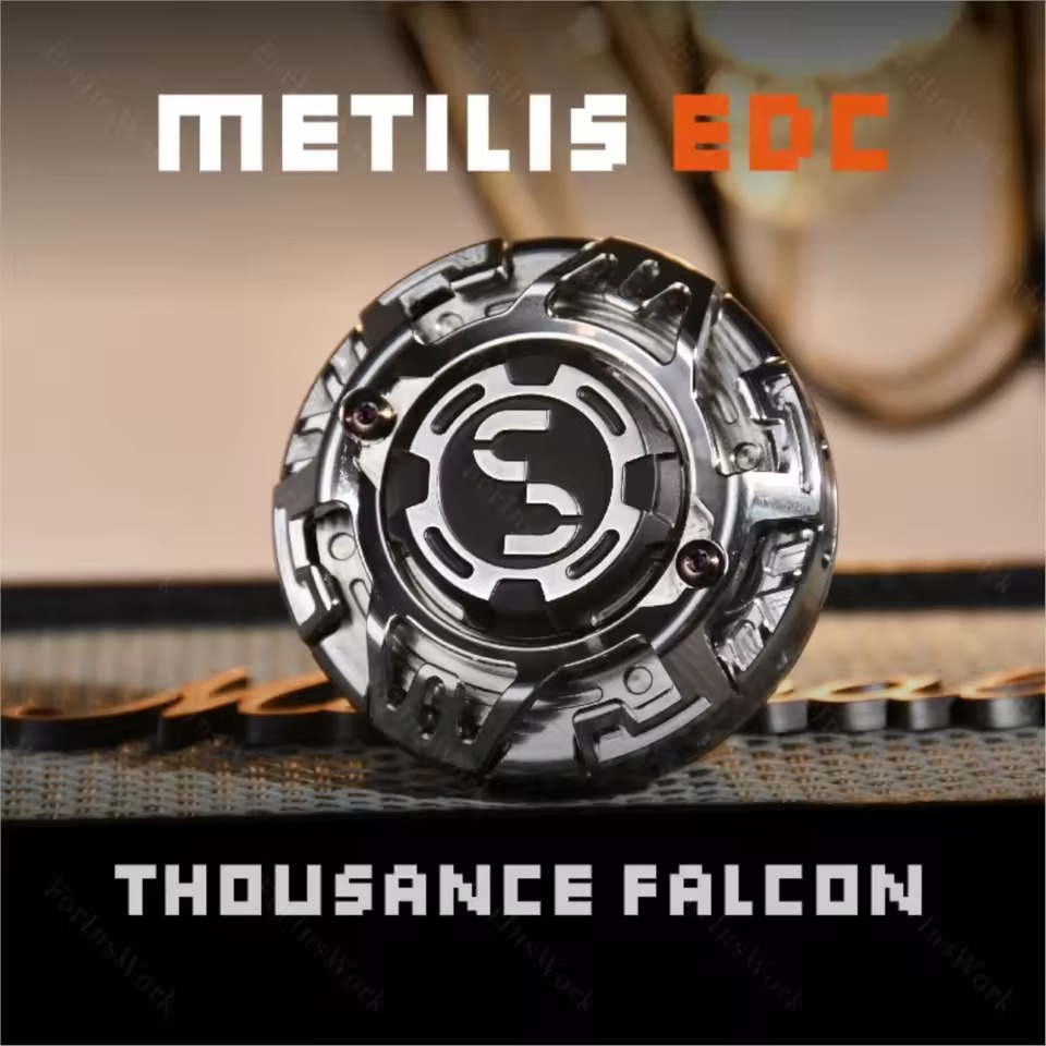 METILIS Thousance Falcon Haptic Coin Fidget Spinner