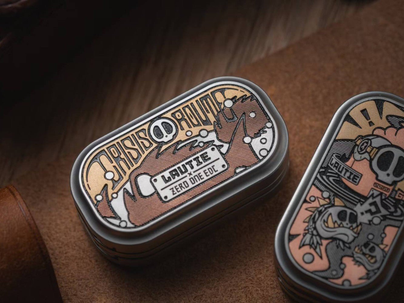 LAUTIE X 01EDC “Crisis Route” Mechanical Fidget Slider