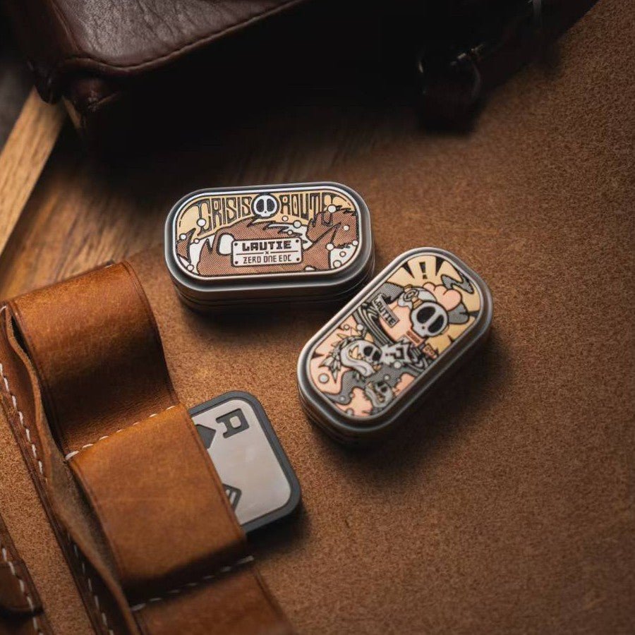 LAUTIE X 01EDC “Crisis Route” Mechanical Fidget Slider