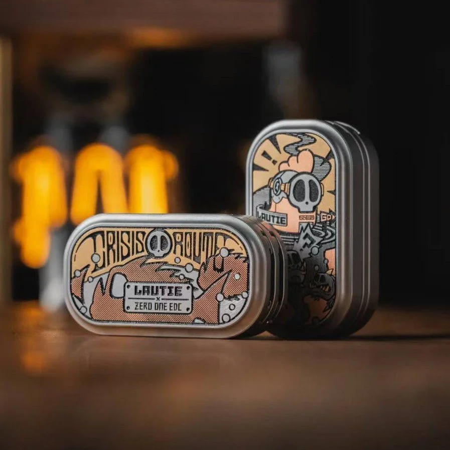 LAUTIE X 01EDC “Crisis Route” Mechanical Fidget Slider