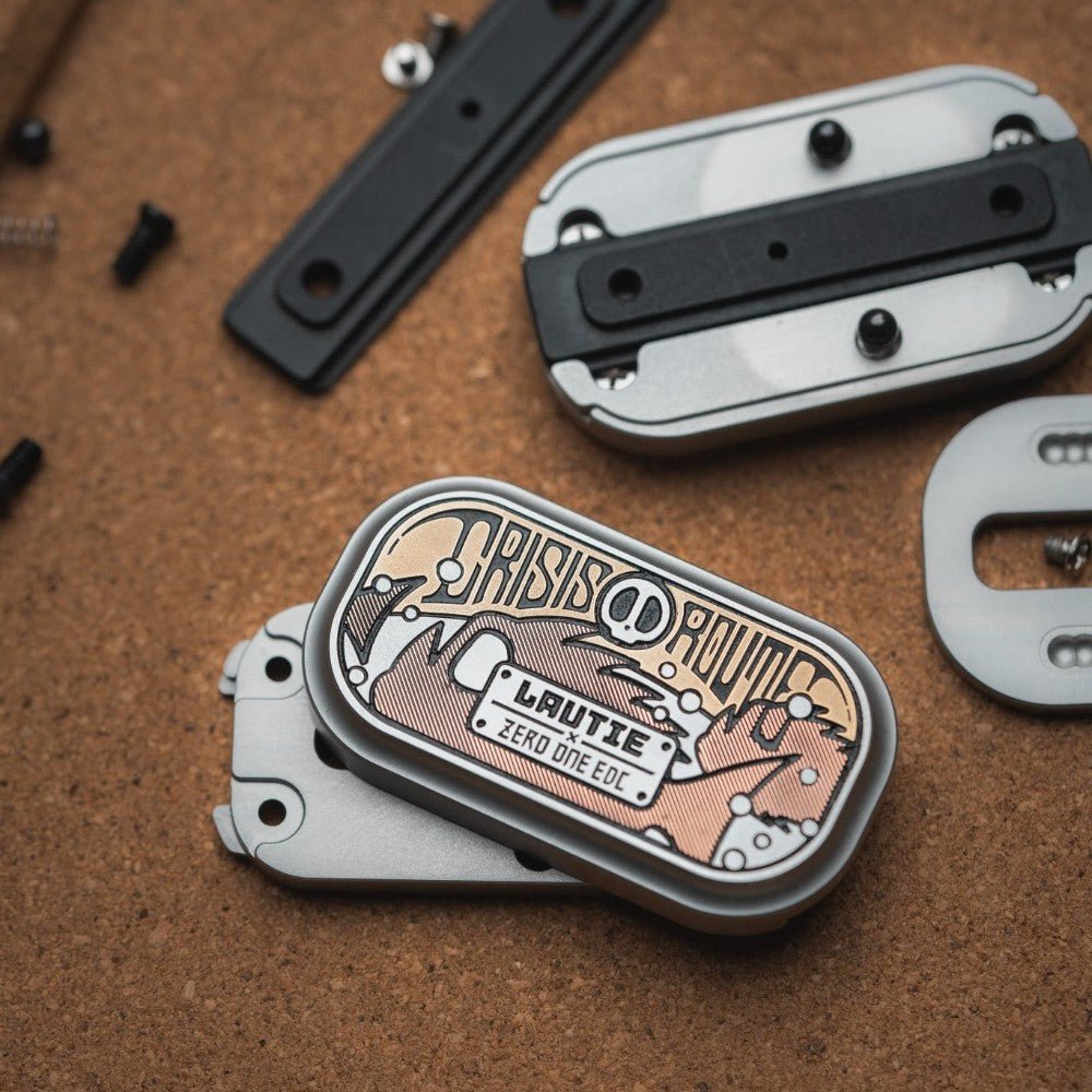 LAUTIE X 01EDC “Crisis Route” Mechanical Fidget Slider