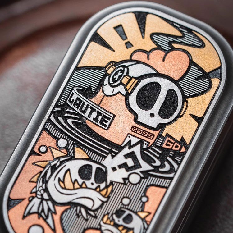 LAUTIE X 01EDC “Crisis Route” Mechanical Fidget Slider