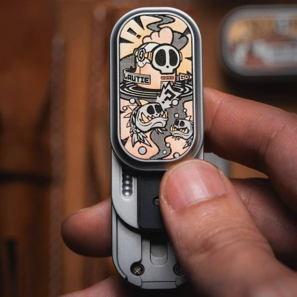 LAUTIE X 01EDC “Crisis Route” Mechanical Fidget Slider