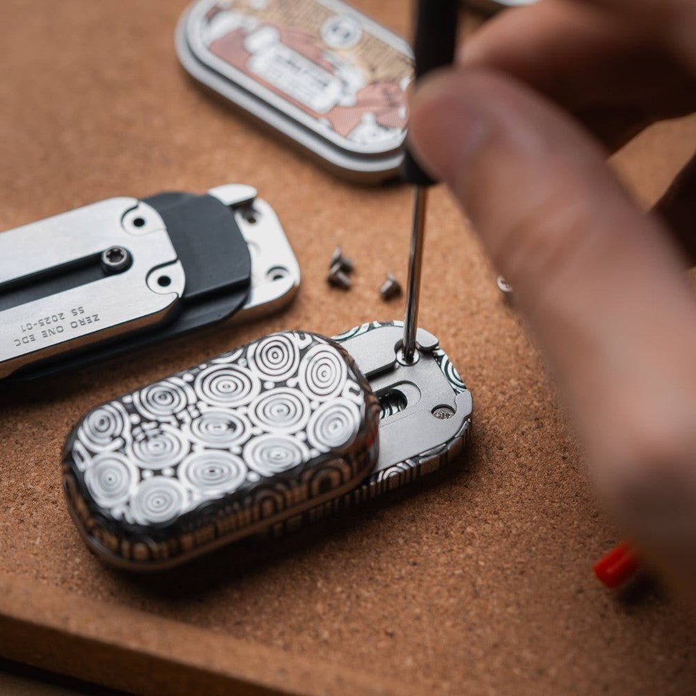 LAUTIE X 01EDC “Crisis Route” Mechanical Fidget Slider