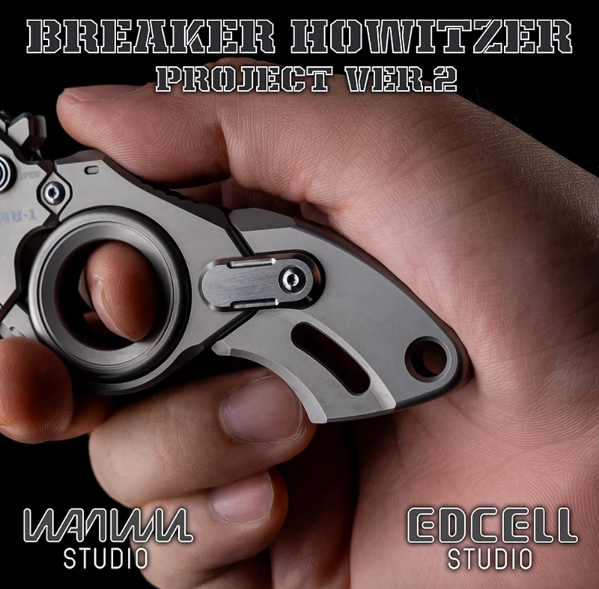 WANWU Breaker Fidget Spinner Fidget Slider Ratchet Mode