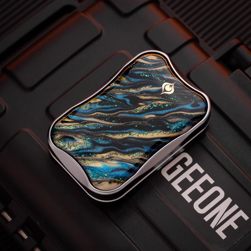 Peacock Aura Sand Fidget Slider