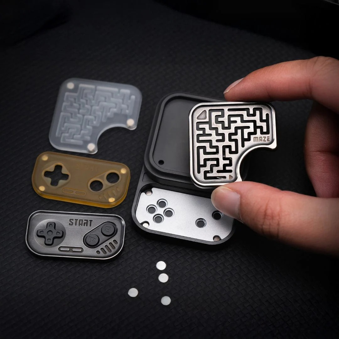 01 EDC MAZE BLOCK Fidget Slider