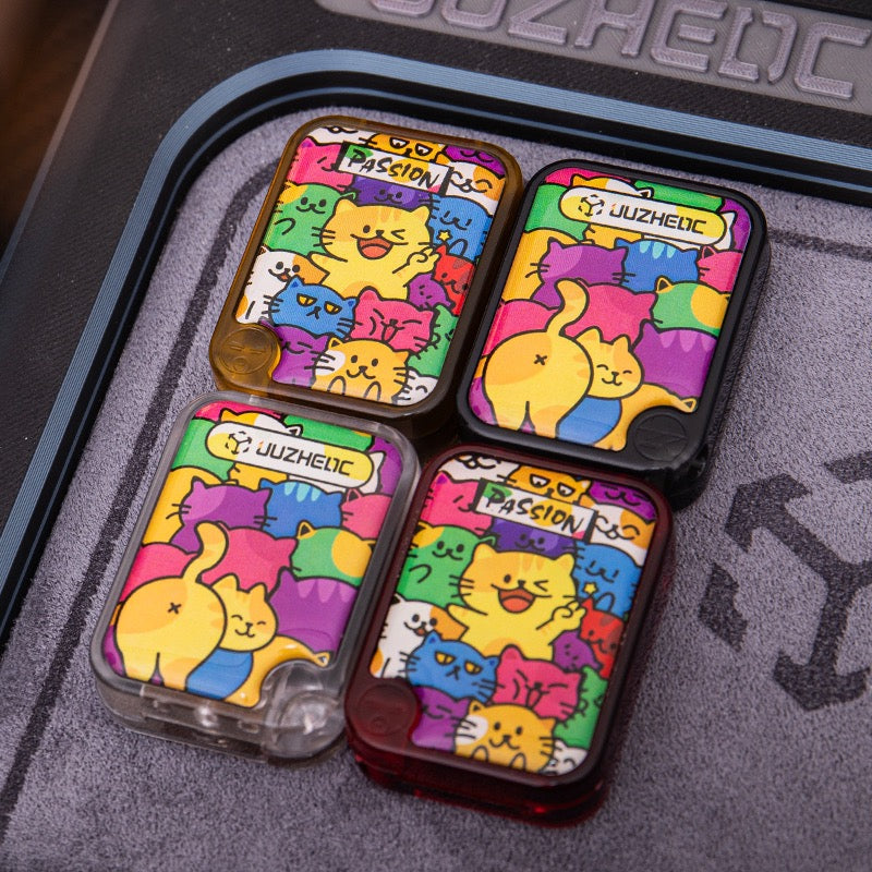 Bpmdos&JUZHEDC Small Cat Crystal Fidget Slider