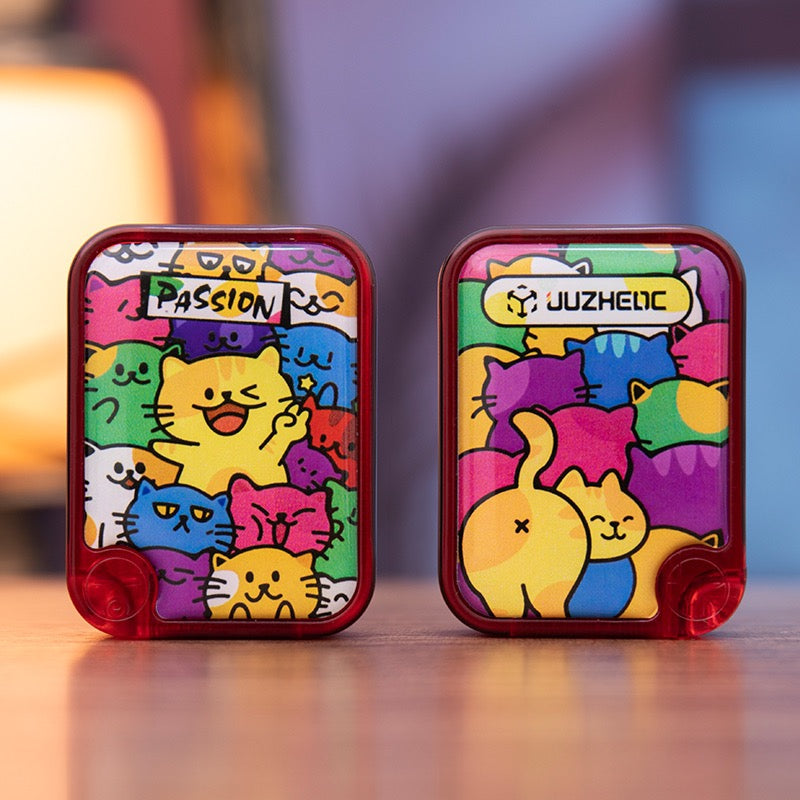 Bpmdos&JUZHEDC Small Cat Crystal Fidget Slider