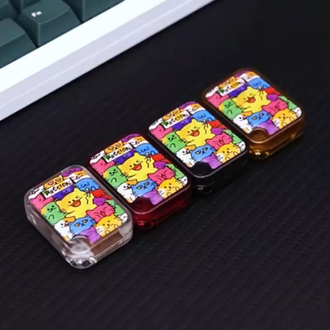 Bpmdos&JUZHEDC Small Cat Crystal Fidget Slider