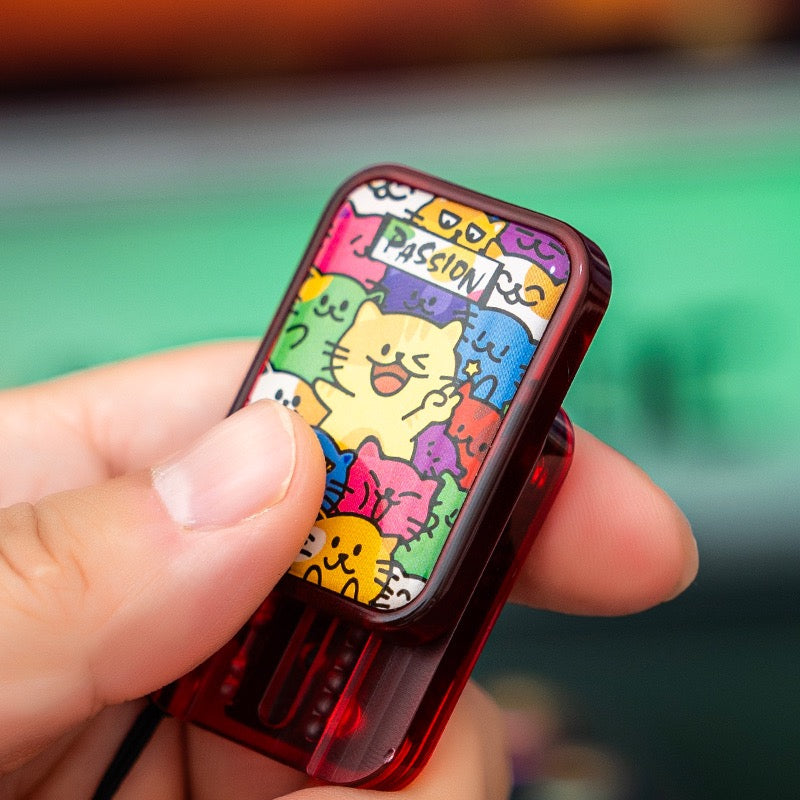 Bpmdos&JUZHEDC Small Cat Crystal Fidget Slider