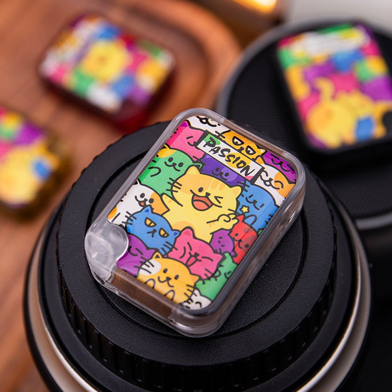 Bpmdos&JUZHEDC Small Cat Crystal Fidget Slider