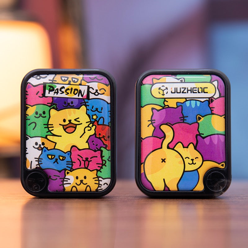 Bpmdos&JUZHEDC Small Cat Crystal Fidget Slider