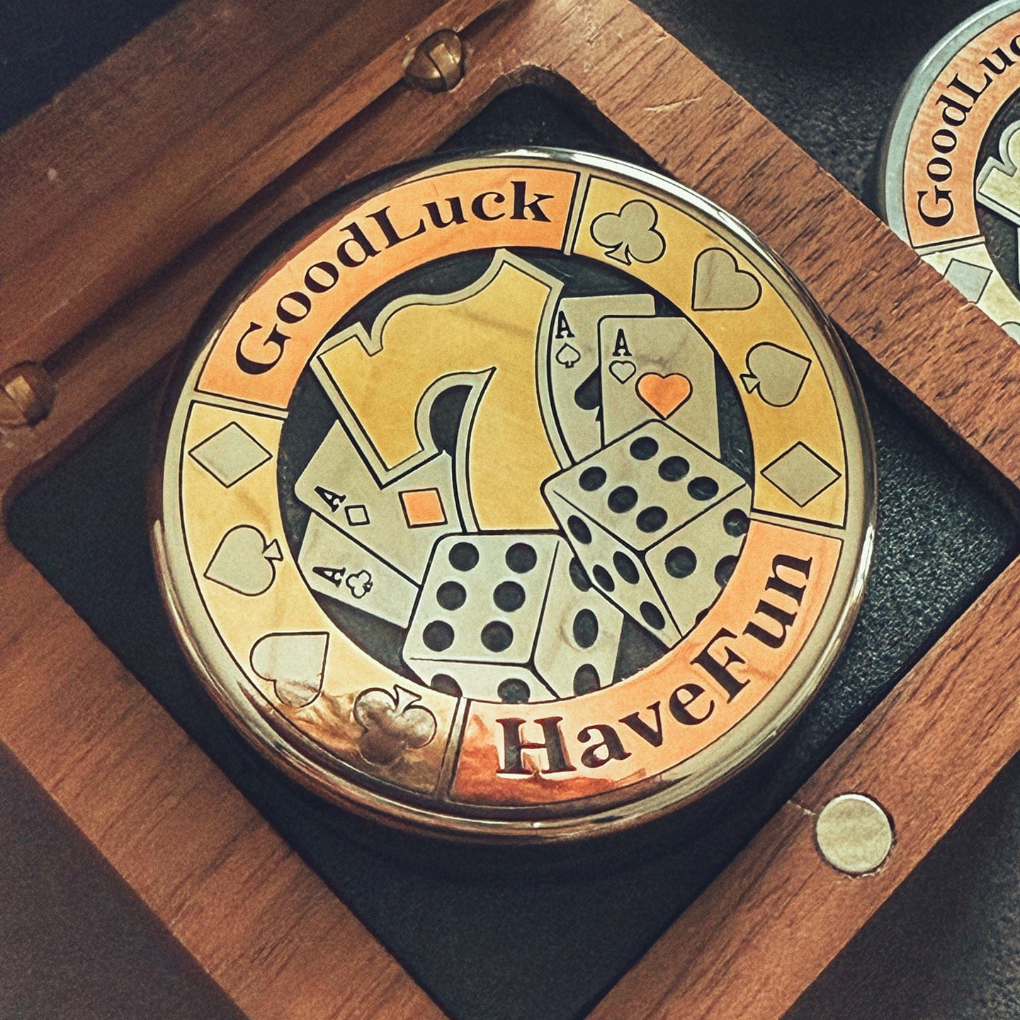 HF EDC Ding Ding Coin Ratchet Coin