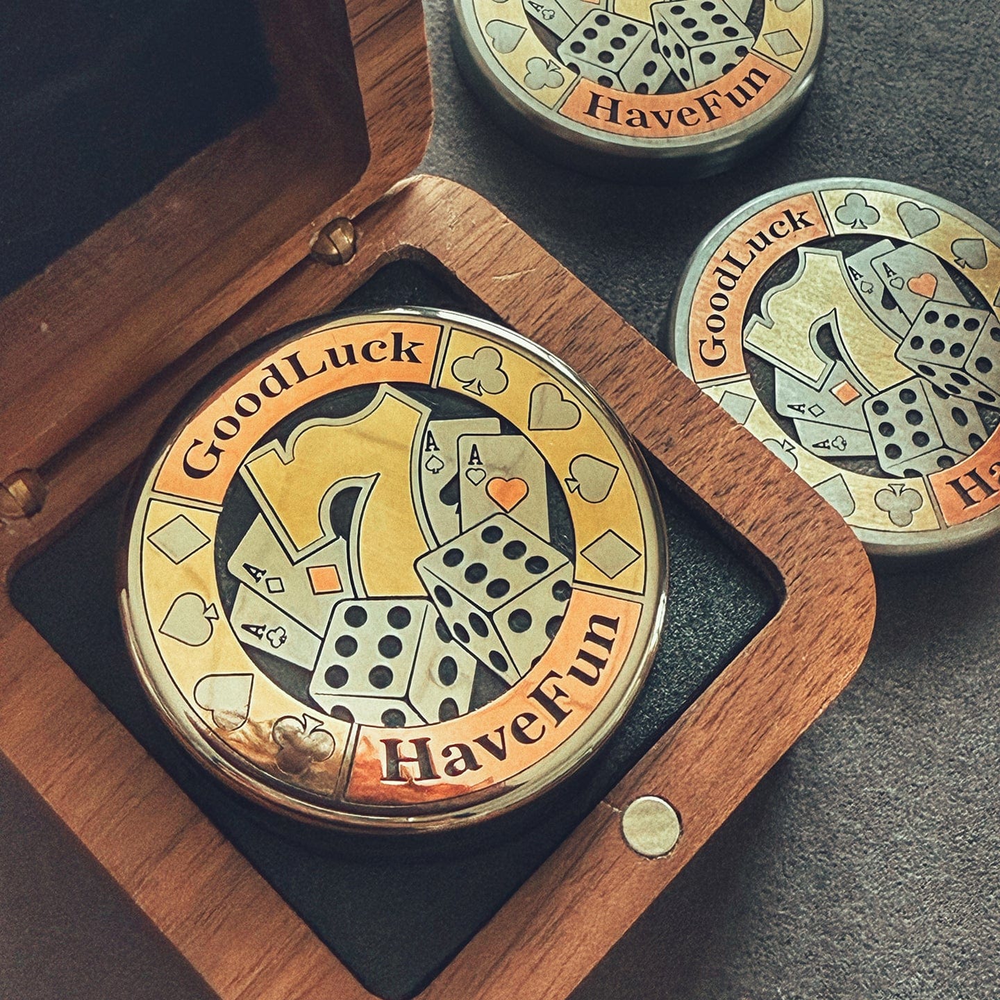 HF EDC Ding Ding Coin Ratchet Coin