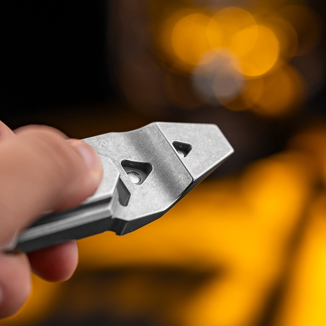 Titanium Multi-Tool Pry Bar with Fidget Slider