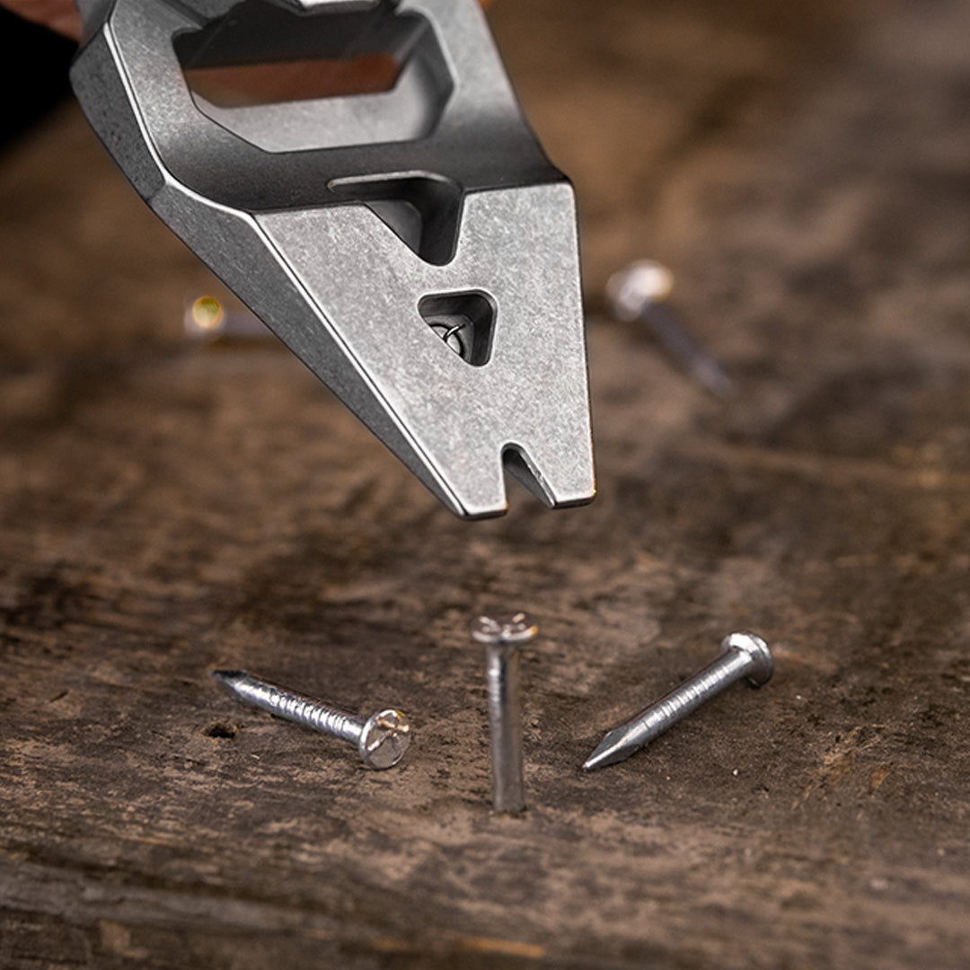 Titanium Multi-Tool Pry Bar with Fidget Slider