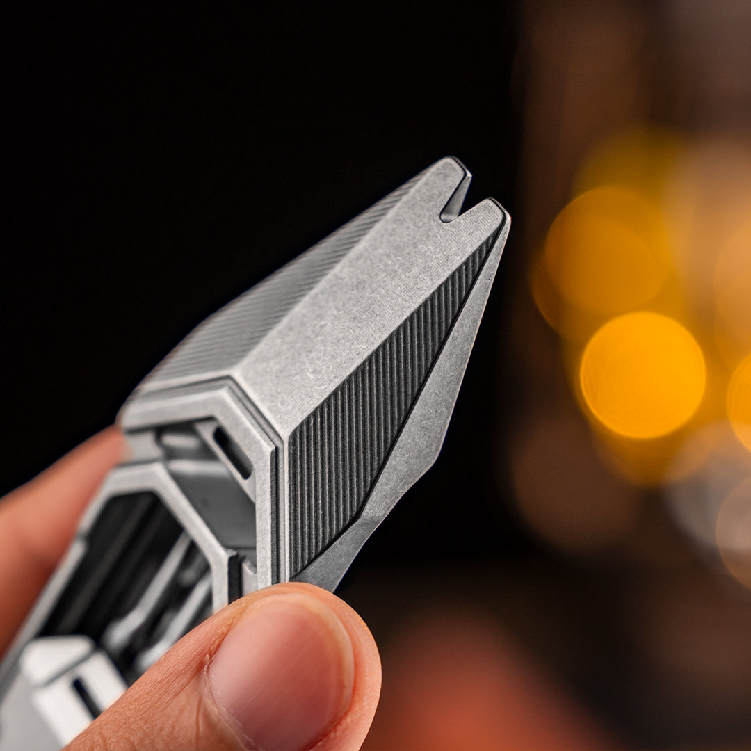 Titanium Multi-Tool Pry Bar with Fidget Slider