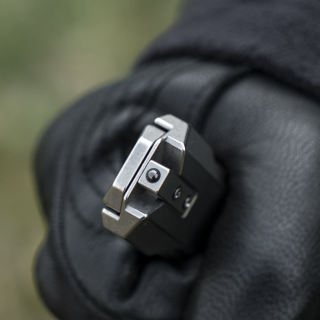 Titanium Multi-Tool Pry Bar with Fidget Slider