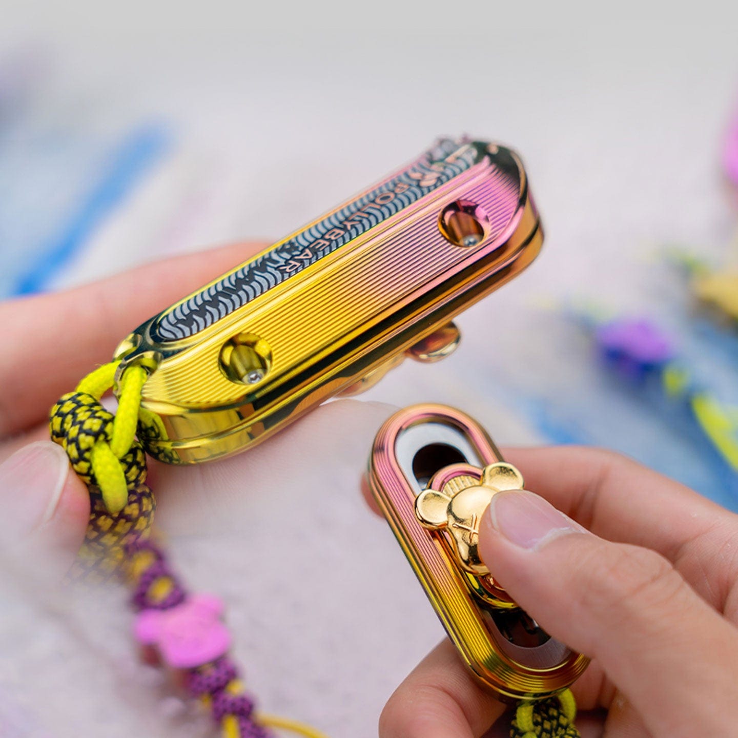 WANWU & POLLEY BEAR Popping Fidget Slider