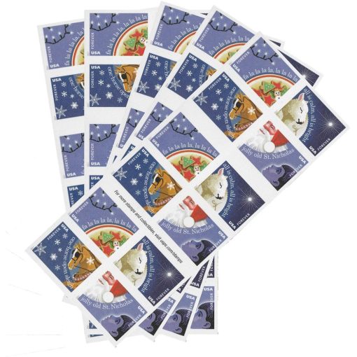 2017 Forever Stamps First Class Postage Stamps Christmas Carols