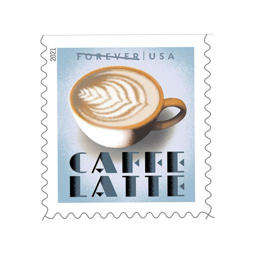2021 Forever Stamps First Class Postage Stamps Espresso Drinks