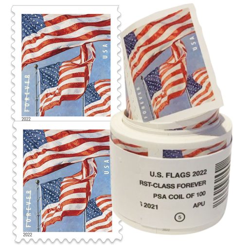 Forever Stamps First Class Postage Stamps Flag 2022